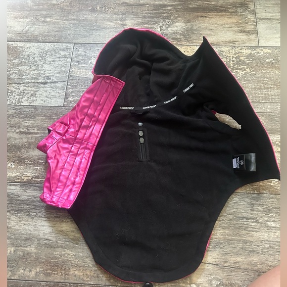 Pink Dog Jacket with Black Lining - Picture 3 of 5